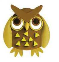 Мебельная ручка для детской мебели "Сова" TL 11.15001